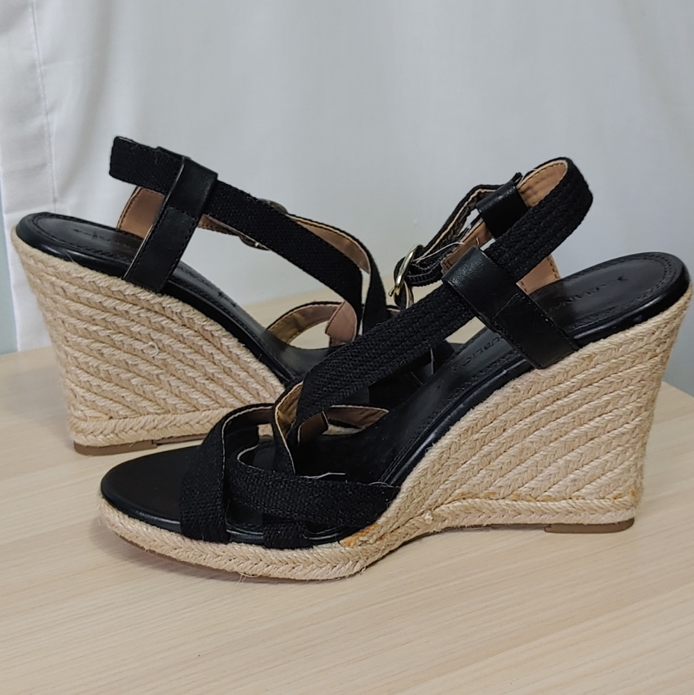 Banana Republic Wedged Heel Espadrilles  Size 6.5  New Condition